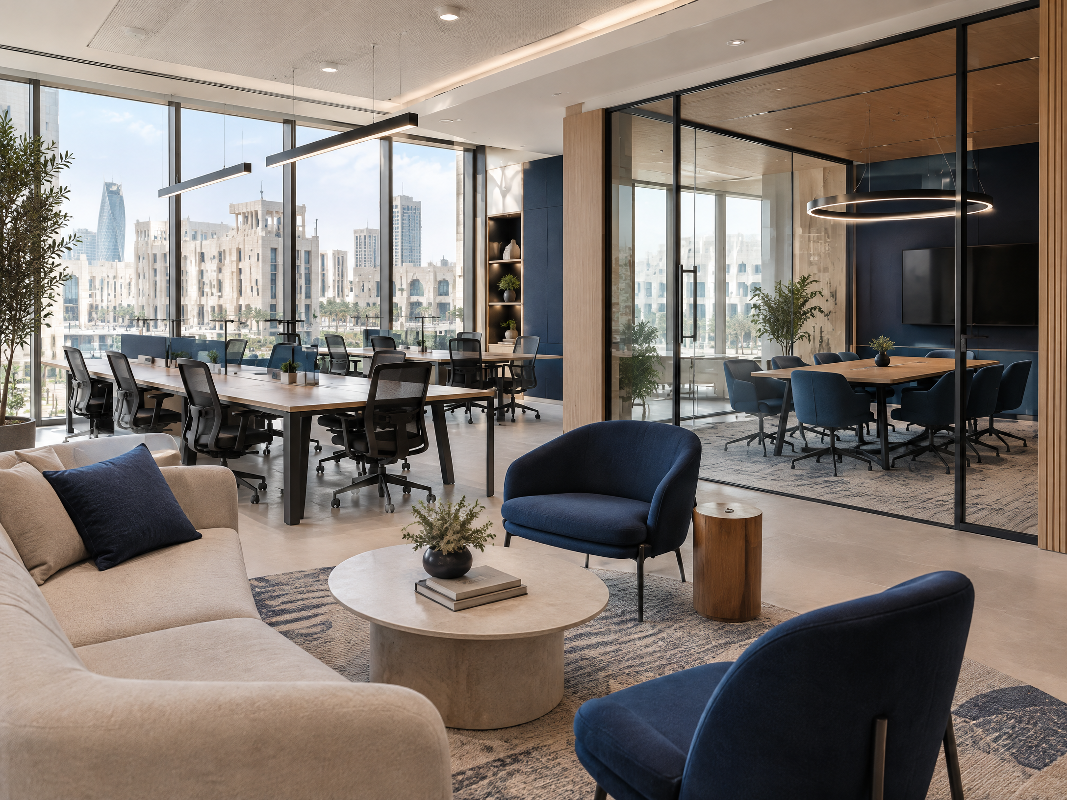 Spaces Coworking Desk — Msheireb